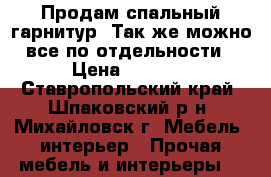 Продам спальный гарнитур. Так же можно все по отдельности › Цена ­ 8 000 - Ставропольский край, Шпаковский р-н, Михайловск г. Мебель, интерьер » Прочая мебель и интерьеры   